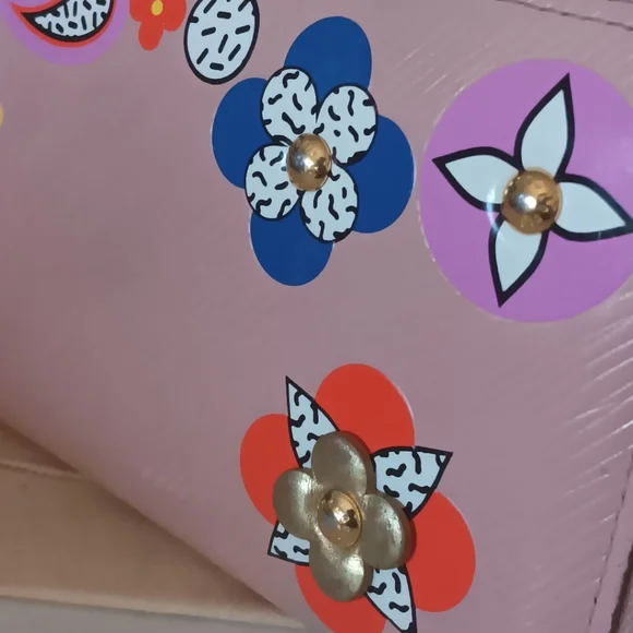 LOUIS VUITTON ✨️ Pink Epi Blooming Flowers Zippy Wallet Rose Ballerine - Picture 6 of 16